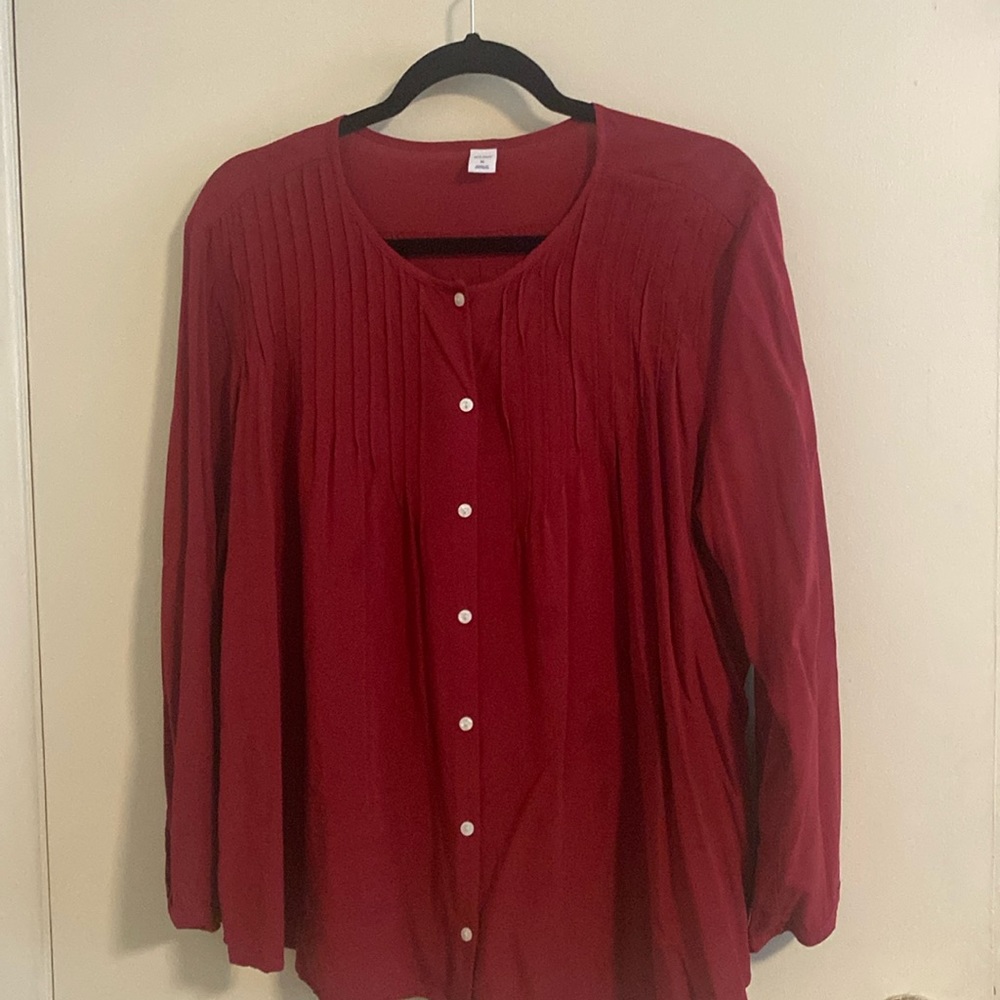 Burgundy Old Navy Women’s  blouse